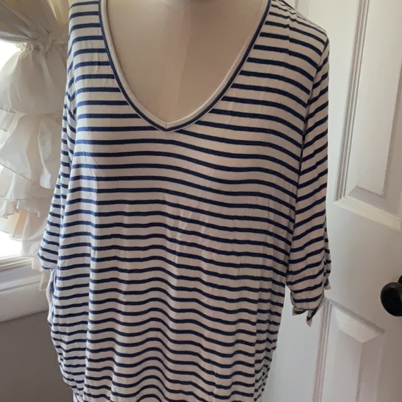 🔥HOT Deal Alert KAREN KANE Nautical Top Size 1XL NWOT Retail $79 - Picture 1 of 5